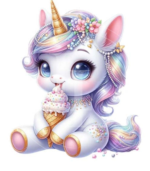 Motif "Licorne Lina" Art n° : KDJ